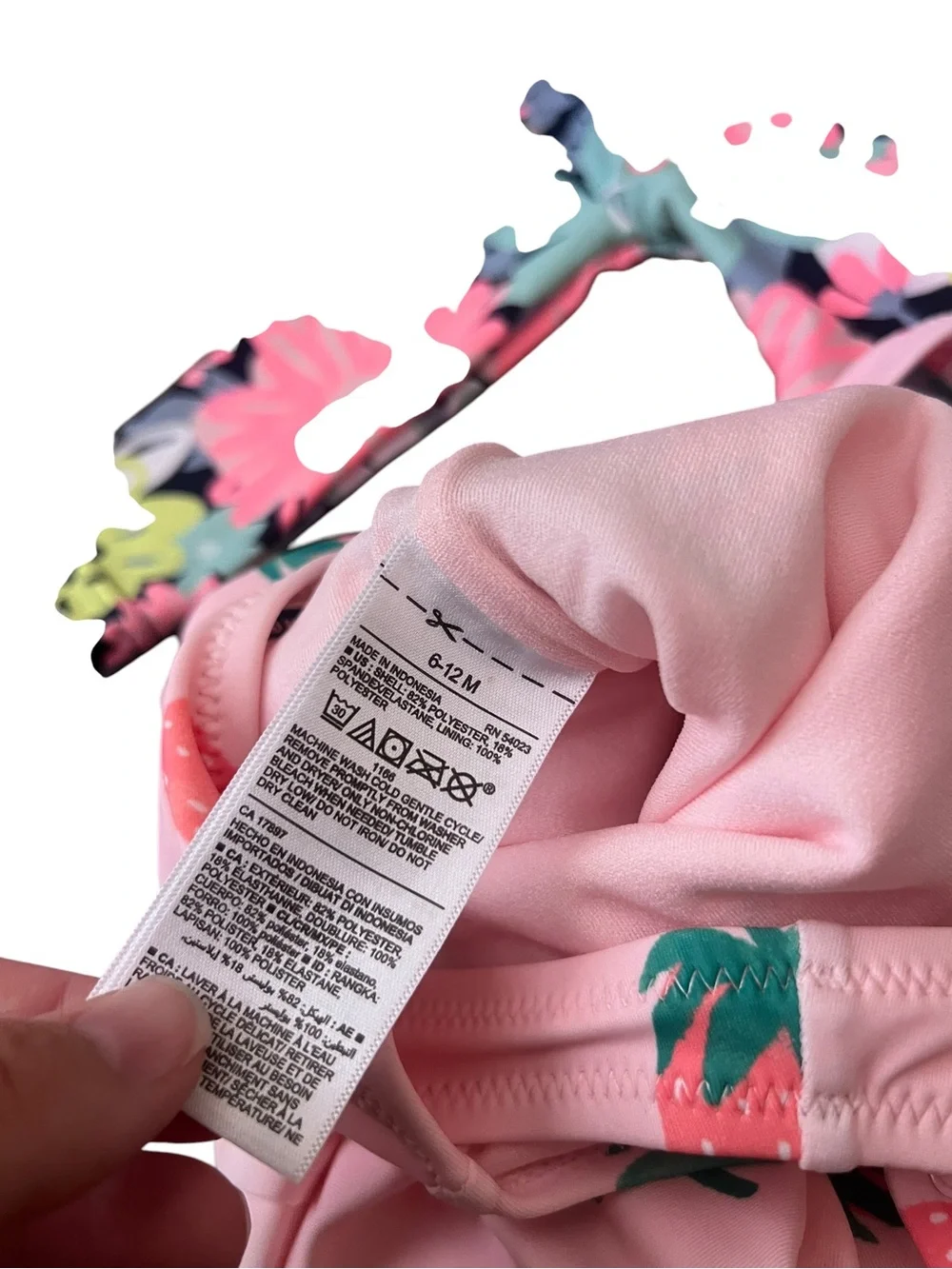 Pink Strawberry One-Piece &  Floral Rash Top and Striped Bottoms